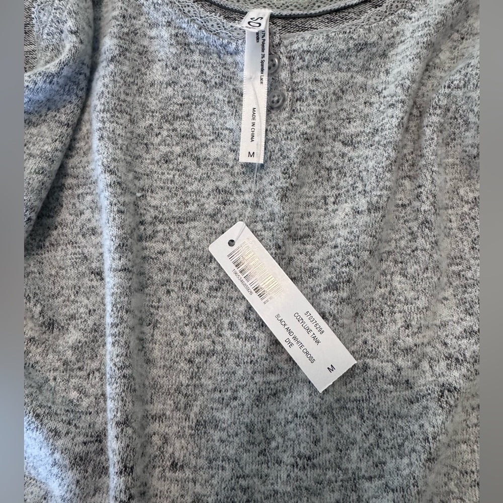 NWT Soma Cozyluxe Pajama Tanks Set of 2 Pink & Grey- Size Medium - Picture 12 of 14